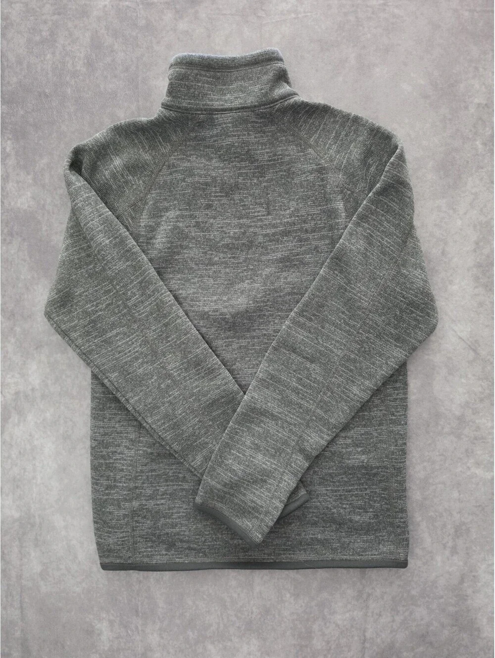 SKU0217 Patagonia Better Sweater 1/4 Zip Pullover Mens Small Gray Fleece Jacket